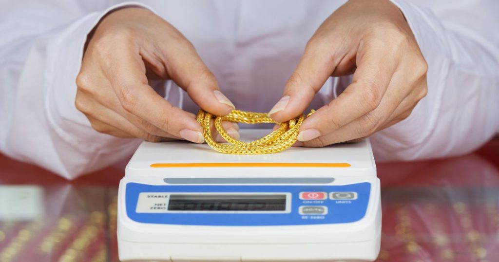 weighing scale hanging